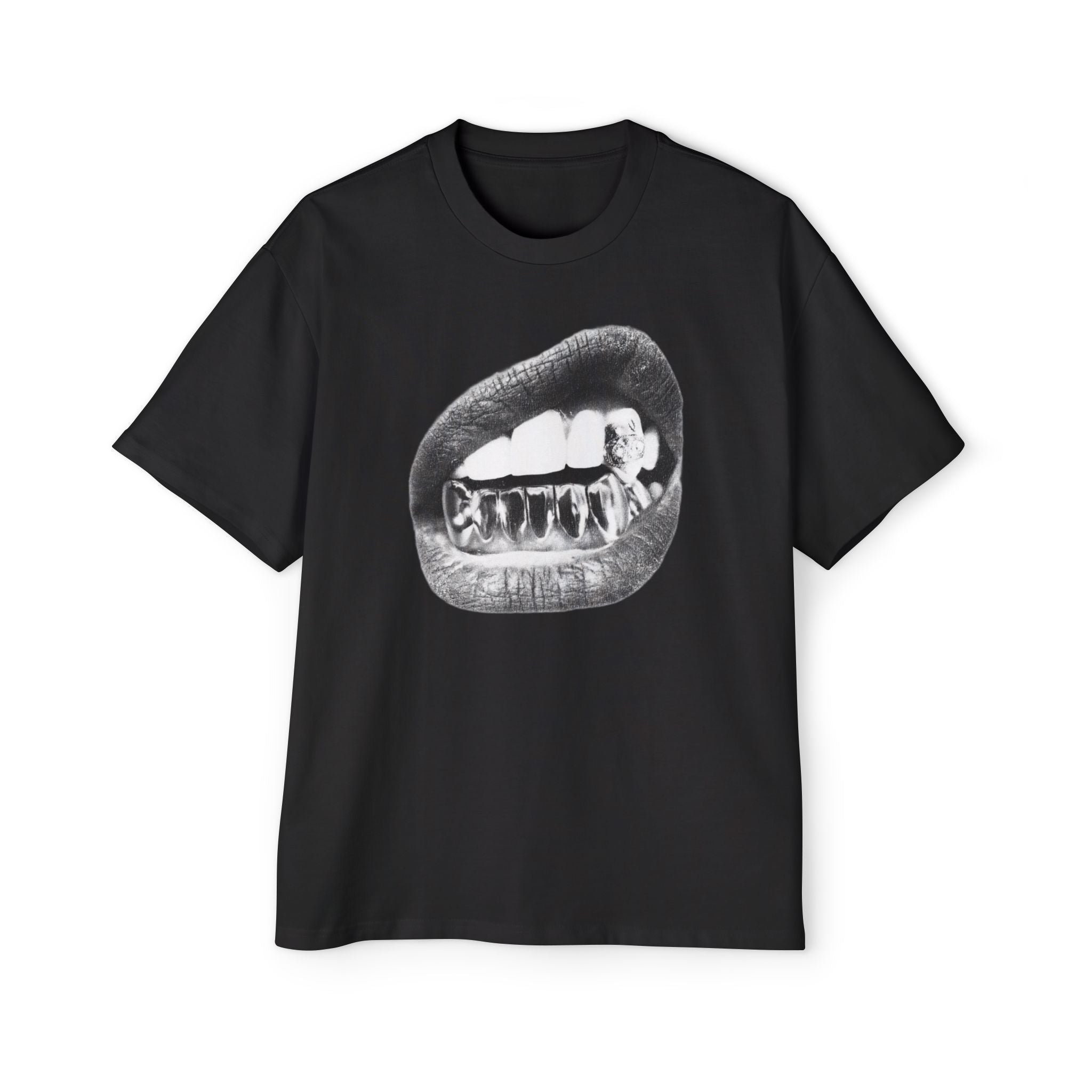 Blessed “Grilled Teeth” - Oversized Tee