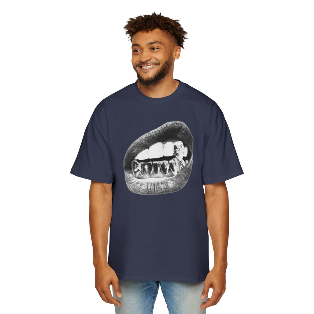 Blessed “Grilled Teeth” - Oversized Tee