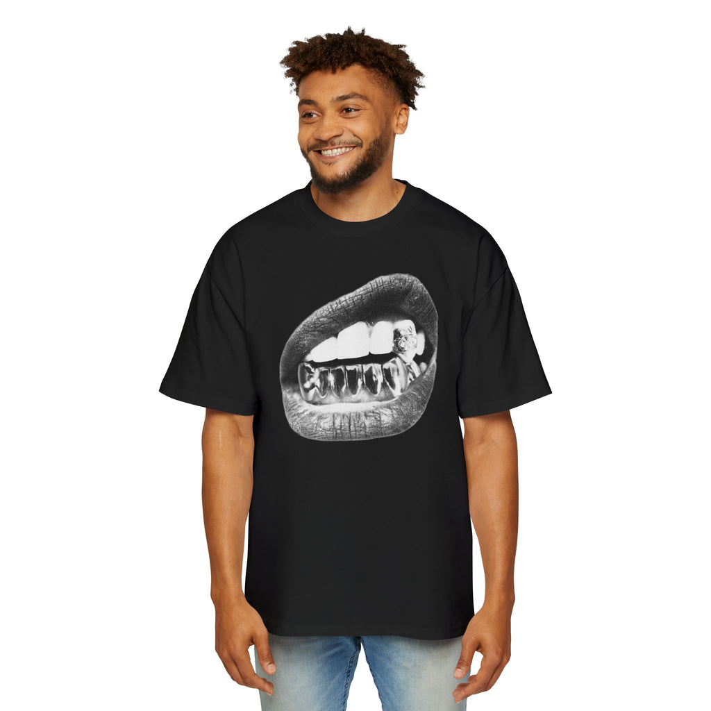 Blessed “Grilled Teeth” - Oversized Tee