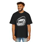 Blessed “Grilled Teeth” - Oversized Tee