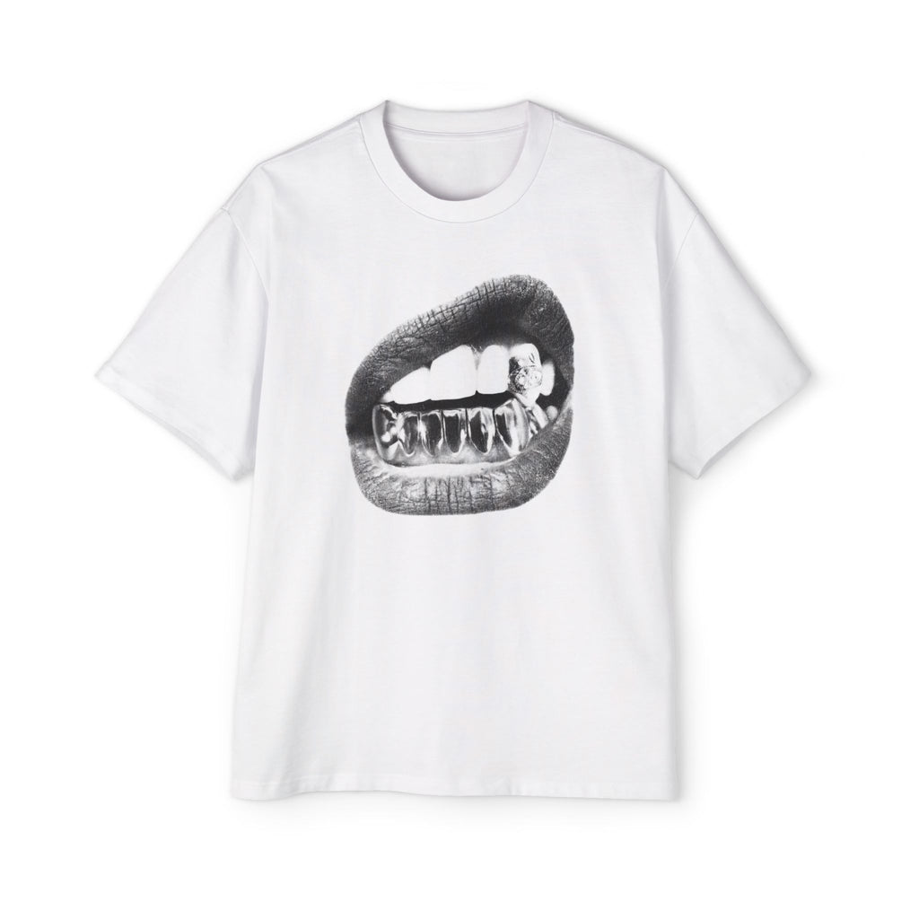 Blessed “Grilled Teeth” - Oversized Tee