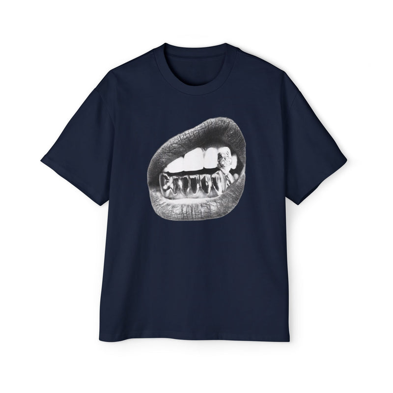 Blessed “Grilled Teeth” - Oversized Tee
